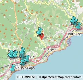 Mappa Via Boccasso, 17015 Celle Ligure SV, Italia (2.91588)