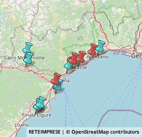 Mappa Via Boccasso, 17015 Celle Ligure SV, Italia (14.29167)