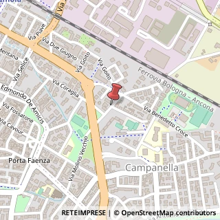 Mappa Via Molino Vecchio, 21, 40026 Imola, Bologna (Emilia Romagna)