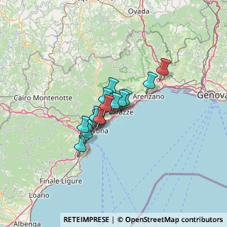 Mappa Via delle Ginestre, 17015 Celle Ligure SV, Italia (8.05067)