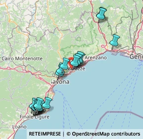 Mappa Via Postetta, 17015 Celle Ligure SV, Italia (17.472)