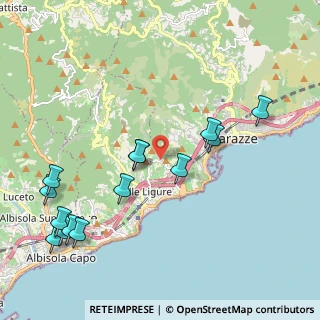 Mappa Via delle Ginestre, 17015 Celle Ligure SV, Italia (2.43643)