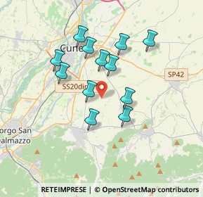 Mappa Via Funga, 12100 Cuneo CN, Italia (3.03583)