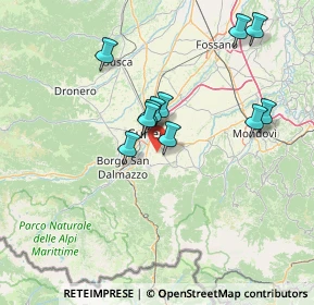 Mappa Via Funga, 12100 Cuneo CN, Italia (12.79636)