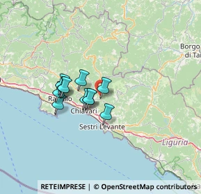 Mappa Via Campo di Ne, 16040 Ne GE, Italia (9.47727)