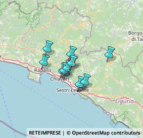 Mappa Via Campo di Ne, 16040 Ne GE, Italia (8.38333)