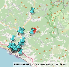 Mappa Via Campo di Ne, 16040 Ne GE, Italia (5.3375)