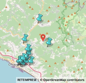 Mappa Via Campo di Ne, 16040 Ne GE, Italia (4.87071)
