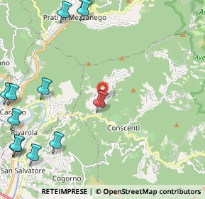 Mappa Via Campo di Ne, 16040 Ne GE, Italia (3.2425)