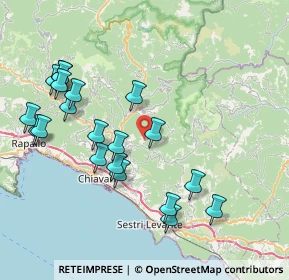 Mappa Via Campo di Ne, 16040 Ne GE, Italia (8.6165)