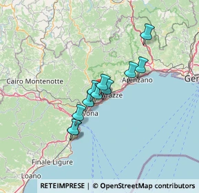 Mappa Via degli Artigiani, 17015 Celle ligure SV, Italia (9.57636)