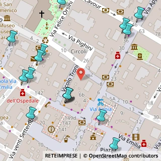 Mappa Piazza Caduti per la Libertà, 40026 Imola BO, Italia (0.111)