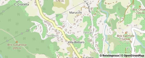 Mappa Celle Ligure