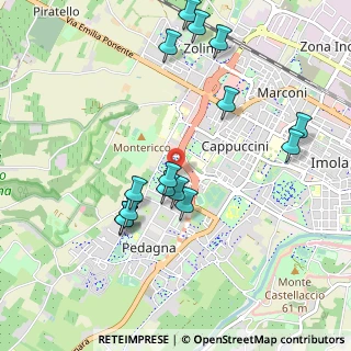 Mappa Via Giovanni Decimo, 40026 Imola BO, Italia (1.03733)