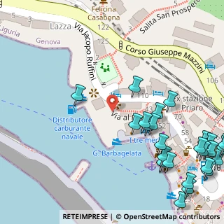 Mappa Via Scalo, 16032 Camogli GE, Italia (0.08519)