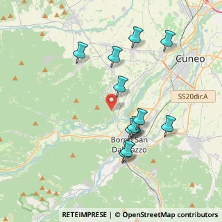 Mappa Via Narbona, 12010 Vignolo CN, Italia (3.685)