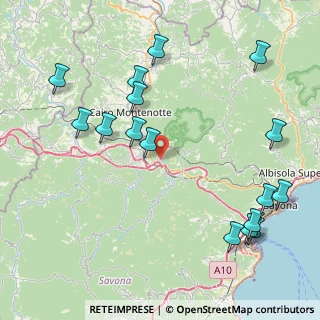 Mappa Strada Statale Colle di Cadibona, 17014 Carcare SV, Italia (10.22938)