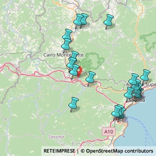 Mappa Strada Statale Colle di Cadibona, 17014 Carcare SV, Italia (9.9065)