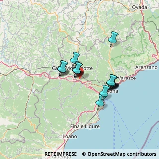 Mappa Strada Statale Colle di Cadibona, 17014 Carcare SV, Italia (10.49889)