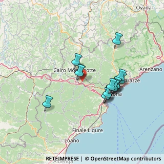 Mappa Strada Statale Colle di Cadibona, 17014 Carcare SV, Italia (12.70267)