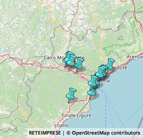 Mappa Strada Statale Colle di Cadibona, 17014 Carcare SV, Italia (10.2675)