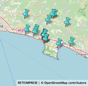 Mappa Via Piero Schiaffino, 16032 Camogli GE, Italia (4.91765)