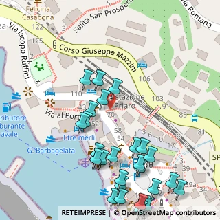 Mappa Via Piero Schiaffino, 16032 Camogli GE, Italia (0.07407)