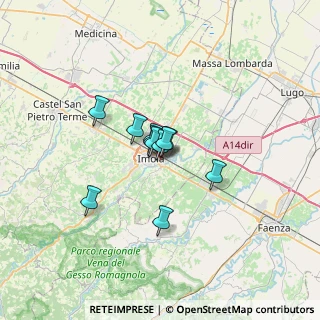 Mappa Via R.Cartesio, 40026 Imola BO, Italia (3.76455)