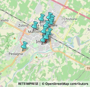 Mappa Via dei Mille, 40026 Imola BO, Italia (1.12417)