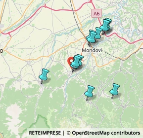 Mappa 12089 Villanova Mondovì CN, Italia (6.69)