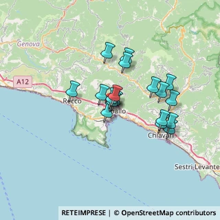 Mappa , 16035 Rapallo GE, Italia (5.69444)