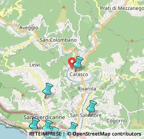 Mappa Via Privata Devoto, 16042 Carasco GE, Italia (3.74438)