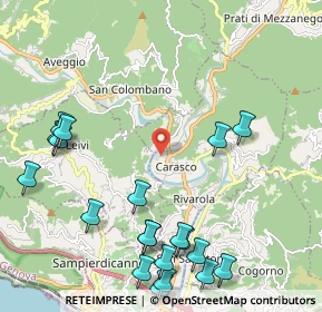 Mappa Via Privata Devoto, 16042 Carasco GE, Italia (2.7515)