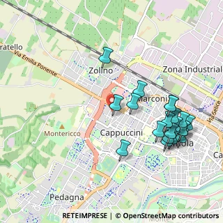 Mappa Via Giulio Cesare Croce, 40026 Imola BO, Italia (1.111)