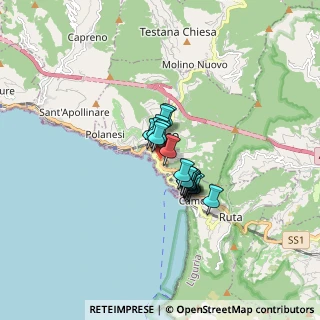 Mappa Via Filippo da Recco, 16036 Recco GE, Italia (0.90889)