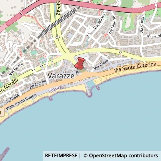 Mappa Via Fratelli Cairoli, 40, 17019 Varazze, Savona (Liguria)