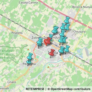 Mappa Via T. Casoni, 40026 Imola BO, Italia (1.50611)