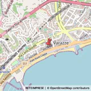 Mappa Via Fratelli Cairoli, 33, 17019 Varazze, Savona (Liguria)