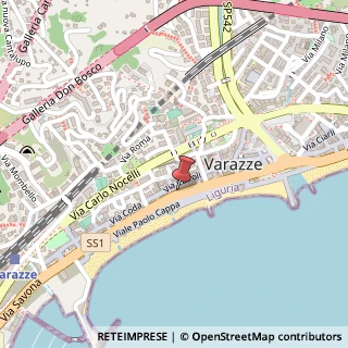 Mappa Corso Cristoforo Colombo, 38, 17019 Varazze, Savona (Liguria)