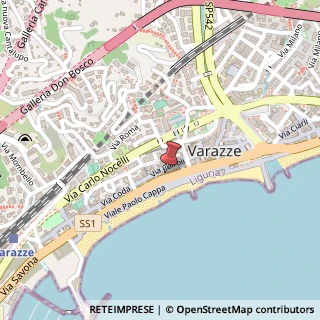 Mappa Corso Cristoforo Colombo, 32, 17019 Varazze, Savona (Liguria)