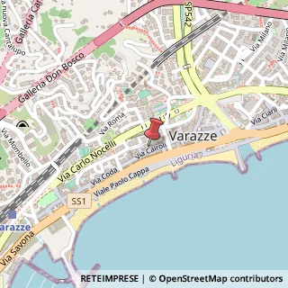 Mappa Via Fratelli Cairoli, 35, 17019 Varazze SV, Italia, 17019 Varazze, Savona (Liguria)