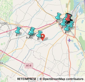 Mappa Via Argine Destro Montone, 48125 Ravenna RA, Italia (9.5595)