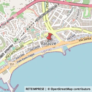 Mappa Via Malocello, 52, 17019 Varazze, Savona (Liguria)