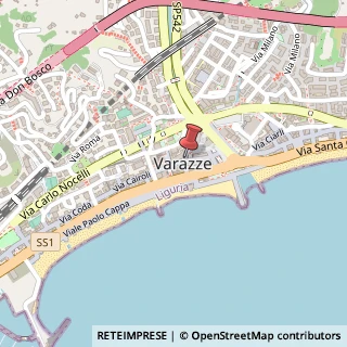 Mappa Via Sant'Ambrogio, 5, 17019 Varazze, Savona (Liguria)