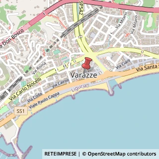 Mappa Via Sant'Ambrogio, 7, 17019 Varazze, Savona (Liguria)
