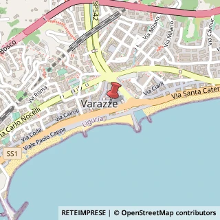 Mappa Vico Salvo, 6, 17019 Varazze, Savona (Liguria)