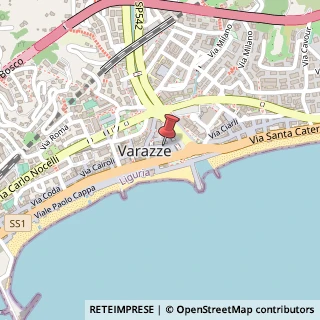 Mappa Via Campana, 29, 17019 Varazze, Savona (Liguria)