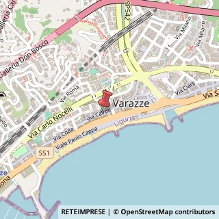 Mappa Via Fratelli Cairoli, 29, 17019 Varazze, Savona (Liguria)