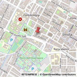 Mappa Via Saragozza, 33, 40026 Imola, Bologna (Emilia Romagna)
