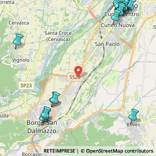 Mappa Via Achille Grandi, 12011 Borgo San Dalmazzo CN, Italia (3.8415)